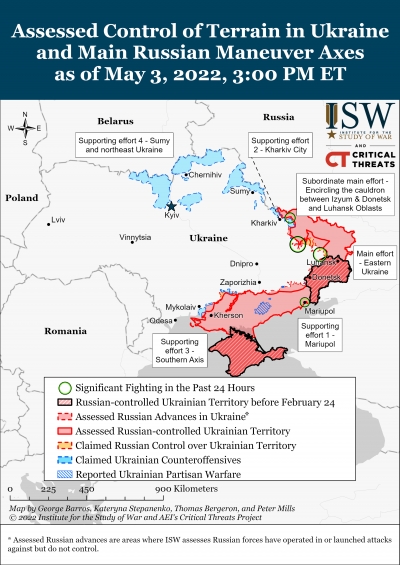Σχεδιάζεται η ρωσική δημοκρατία του Donbass - Οι Ουκρανοί έχασαν επαφή με 2.000 στρατιώτες, οι Ρώσοι μπήκαν στο Azovstal