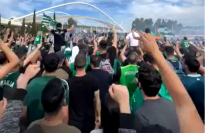 Το BN Sports στην άφιξη του Παναθηναϊκού στο ΟΑΚΑ: «Πανζουρλισμός» για τους πρωταθλητές Ευρώπης (video)