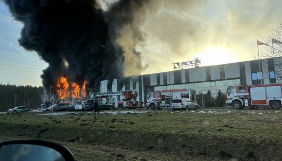 Λετονία: Φωτιά σε αμερικανικό εργοστάσιο κατασκευής drones στη Ρίγα