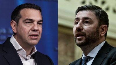 Δύο ξένοι στην ίδια πόλη Τσίπρας - Ανδρουλάκης για τα εγκαίνια της αίθουσας «Μανώλης Γλέζος»