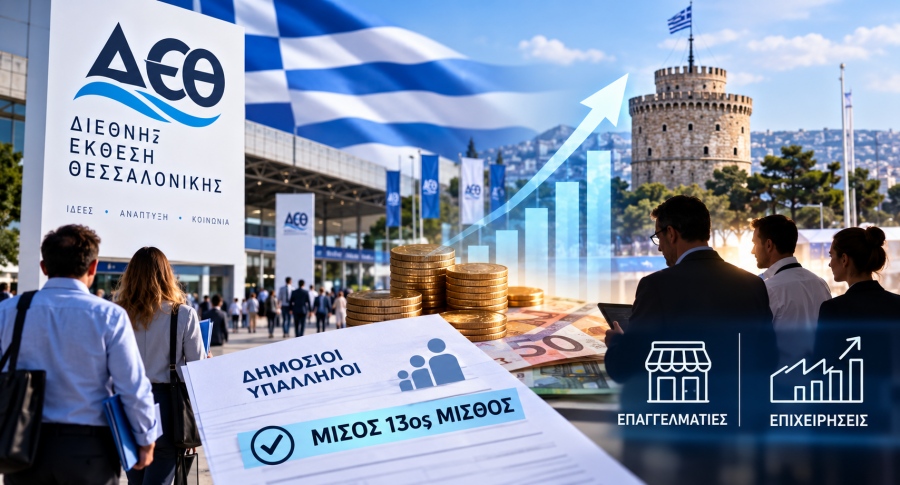 Ανατροπές στη ΔΕΘ: Τα μέτρα - έκπληξη, σενάριο για «13ο μισθό» στους δημοσίους υπαλλήλους – Τι κερδίζουν οι επιχειρήσεις