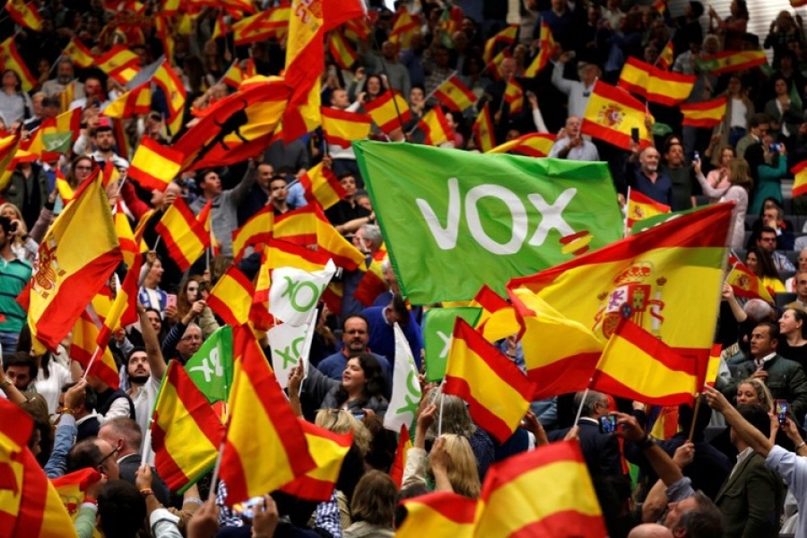 Ισπανία - εκλογές: Ανοιχτοί σε συγκυβέρνηση με το Λαϊκό Κόμμα οι ακροδεξιοί του VOX