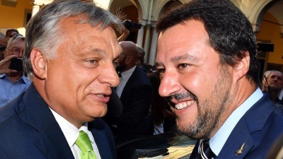 Συνεργασία εθνικιστών - συντηρητικής δεξιάς ο στόχος Salvini - Orban - Συνάντηση στην Ουγγαρία