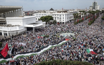 Χιλιάδες διαδηλωτές στο Μαρόκο απαίτησαν την διακοπή των σχέσεων με το Ισραήλ