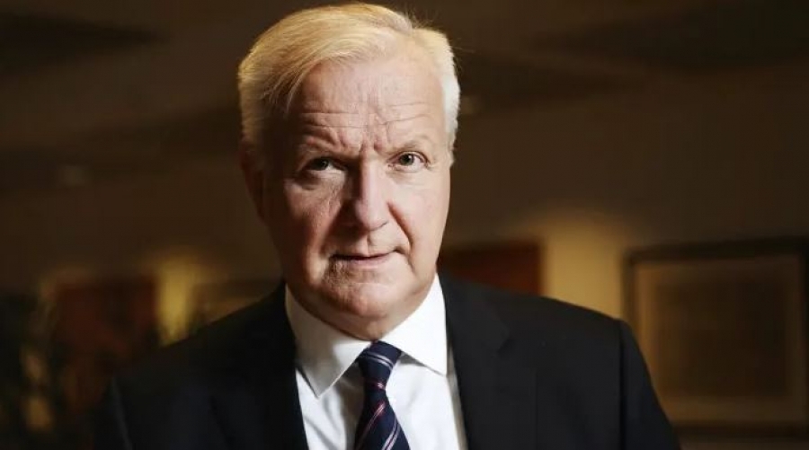 Rehn: Η ΕΚΤ πρέπει να αυξήσει τα επιτόκια τον Ιούλιο