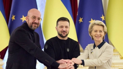 Σύνοδος Κορυφής: Δέσμευση για βοήθεια στην Ουκρανία, το μέλλον της εντός Ε.Ε. - Υπόλογη η Ρωσία