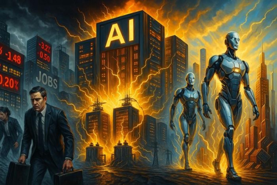 Τριγμοί - σοκ: Η φούσκα της τεχνητής νοημοσύνης εξελίσσεται στη μεγαλύτερη απάτη για την αμερικανική και παγκόσμια οικονομία