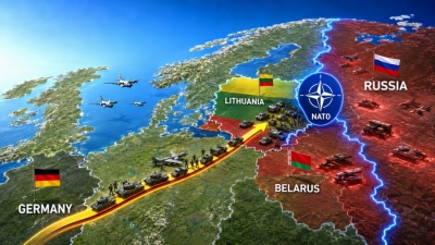 German landing in Lithuania – Deploying 5,000 soldiers beyond its borders for the first time since WWII