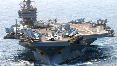 Unprecedented strike: Iran hits USS Abraham Lincoln with four ballistic missiles, “we will sink it”