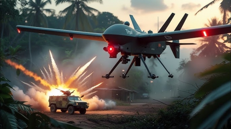 Πολεμικό θρίλερ στην Ασία - Η Καμπότζη κατέρριψε επιθετικό drone της Ταϊλάνδης με κινεζικό πύραυλο QW-3 (Vanguard) - Κλιμακώνεται η σύγκρουση