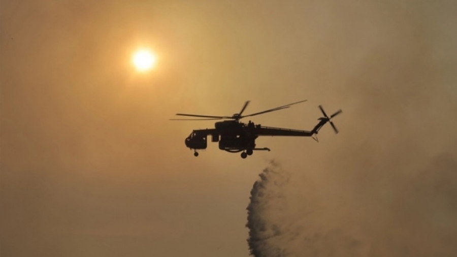 Δύο πύρινα μέτωπα στην Κρήτη