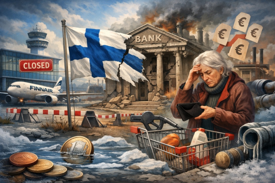 Ασφυξία χωρίς Ρώσους: Αυξανόμενες τιμές, πτωχεύσεις – Η φινλανδική οικονομία καταρρέει