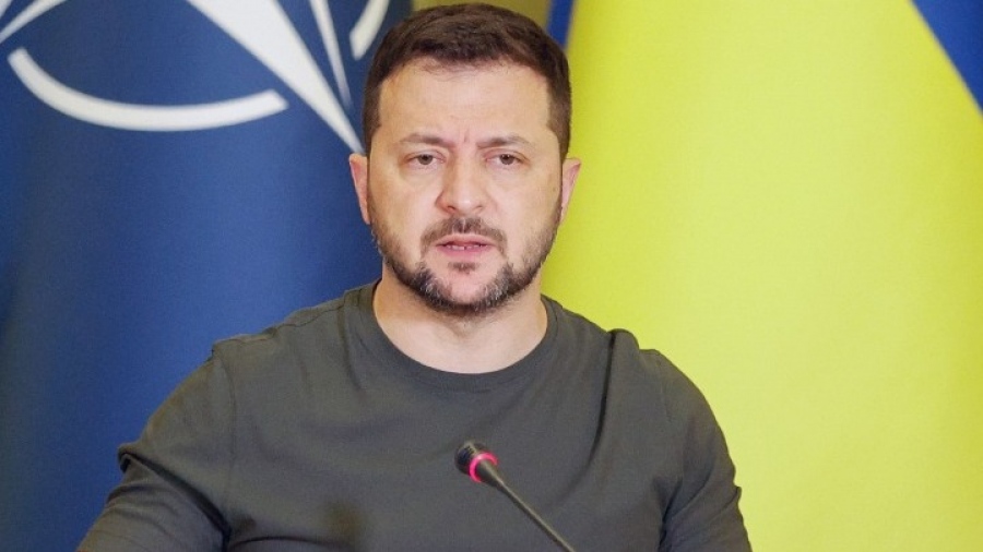 Ουκρανία: Επίσκεψη του προέδρου Zelensky στο μέτωπο