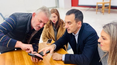 Νέα Αριστερα - Στη Θεσσαλία ο Χαρίτσης: Είμαστε εδώ να τους ακούσουμε και να τους στηρίξουμε