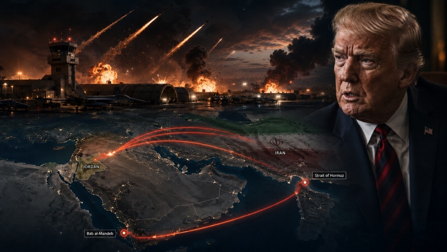 Tensions escalate in Middle East as US base in Jordan targeted amid Red Sea shipping threats