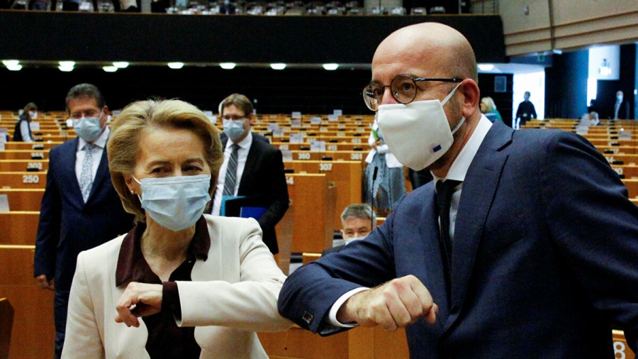 Σύνοδος Κορυφής EE για κορωνοϊό - Λευκός καπνός για δίκαιη διανομή του εμβολίου - Merkel: Να πάμε γρήγορα σε σύντομα lockdown
