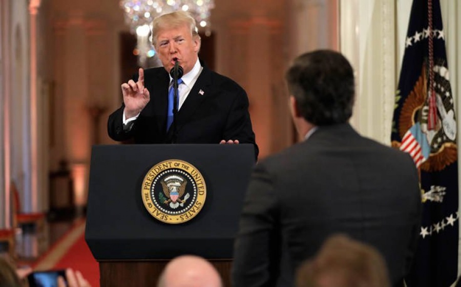 Επίθεση Trump σε δημοσιογράφο του CNN - «Είσαι αγενής και απαίσιο άτομο»
