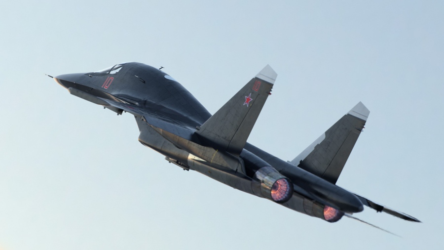 Η Αρκούδα βγαίνει στην... έρημο - Με νέο κίτρινο καμουφλάζ το ρωσικό μαχητικό Su-34 - Προμηνύει εξελίξεις στη Μεσόγειο