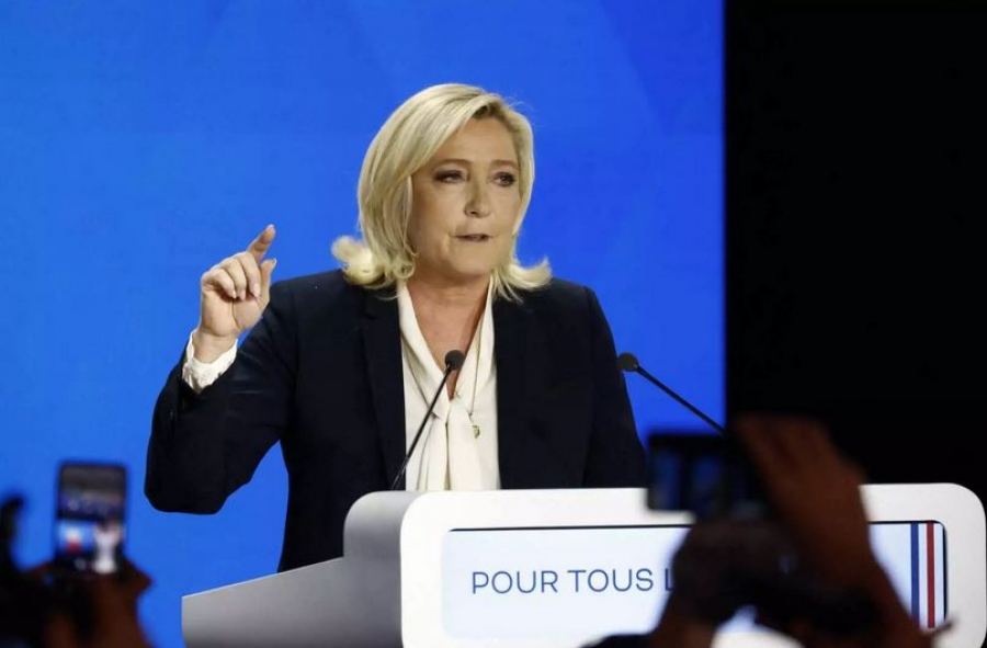 Le Pen:  Μεγάλη επιτυχία το αποτέλεσμα, ισχυρή αντιπολίτευση στον Macron – Θα ηγηθώ στις βουλευτικές εκλογές του Ιουνίου