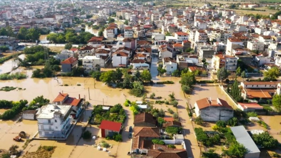 Πρωτοφανείς πλημμύρες στον κάμπο της Θεσσαλίας - Δορυφορική απεικόνιση των πλημμυρισμένων περιοχών