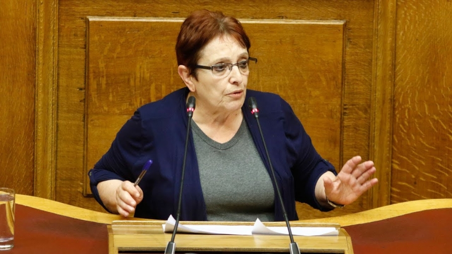 Βουλή, Πρόταση δυσπιστίας - Παπαρήγα (ΚΚΕ): Το πραγματικό νόημα της πρότασης δυσπιστίας είναι το εργατικό συλλαλητήριο στο Σύνταγμα