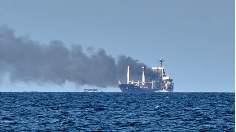 Οι Ρώσοι διέλυσαν φορτηγό πλοίο που μετέφερε στρατιωτικό εξοπλισμό και ένα τάνκερ στο λιμάνι της Οδησσού