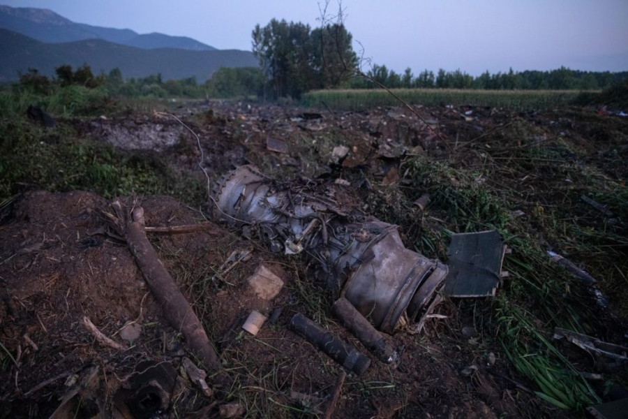 Νεκρά όλα τα μέλη του πληρώματος του ουκρανικού Antonov που συνετρίβη στην Καβάλα