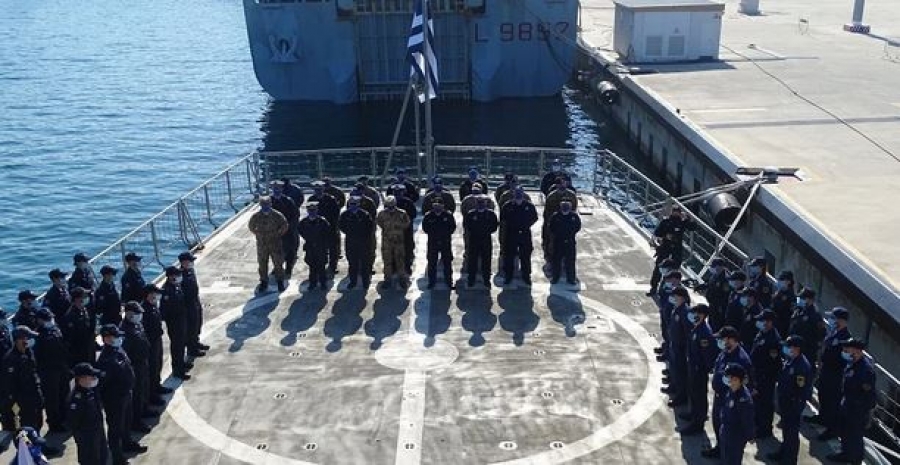 Τη διοίκηση, εν πλω, της επιχείρησης IRINI ανέλαβε η Ιταλία από την Ελλάδα