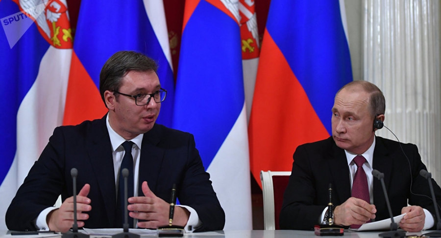 Η συνομιλία Putin - Vucic κατέληξε σε τριετή συμφωνία παροχής αερίου στη Σερβία από την Gazprom