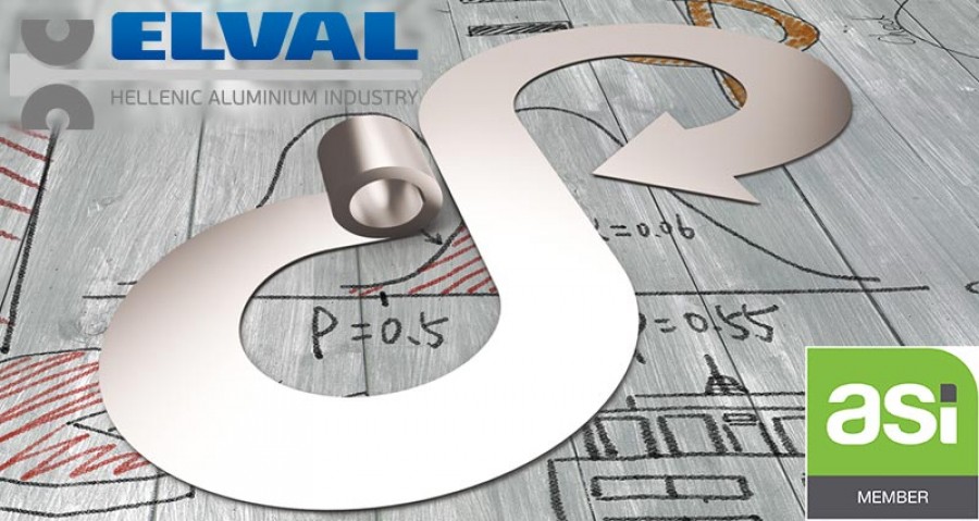 Η Elval είναι η πρώτη ελληνική βιομηχανία που πιστοποιήθηκε με το πρότυπο Aluminium Stewardship Initiative (ASI) Performance Standard