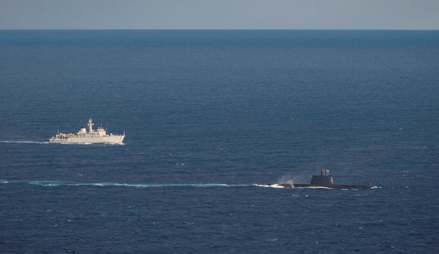 Άσκηση του Πολεμικού Ναυτικού στο Μυρτώο και Κρητικό πέλαγος