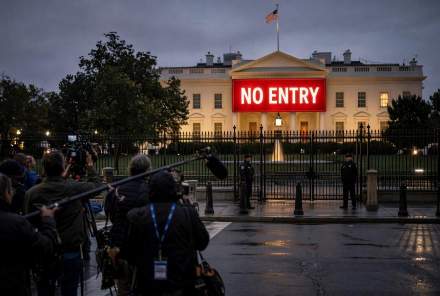 Νέος πόλεμος Trump με CNN, Politico, MSNOW - Τους απαγορεύει την είσοδο στον Λευκό Οίκο