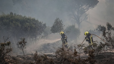 Ανεξέλεγκτη φωτιά στην περιοχή Castelo Branco της κεντρικής Πορτογαλίας, οι φλόγες έφτασαν κοντά στο ναό της Fatima