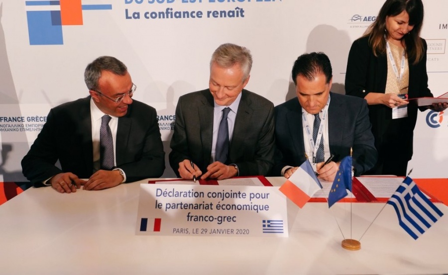 Ελληνο-γαλλική συνεργασία για εκατέρωθεν επενδύσεις υπέγραψαν Σταϊκούρας και Le Maire