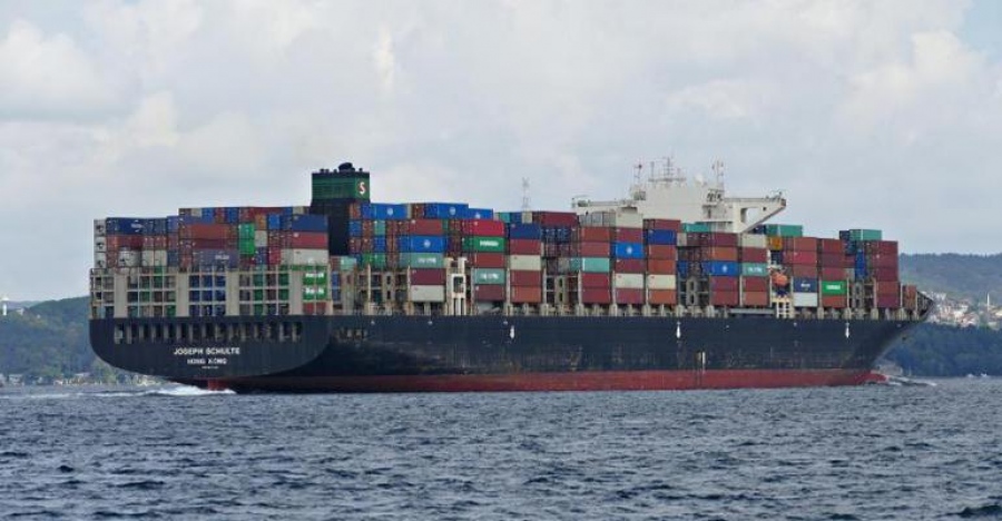 Φορτωμένο με κοντέινερ και όχι με σιτηρά το πλοίο Joseph Schulte που έφυγε από την Οδησσό