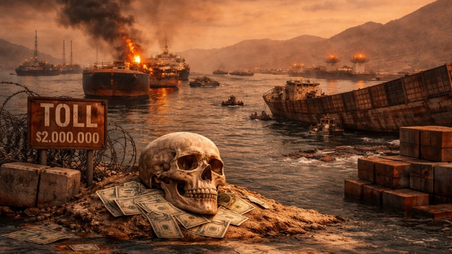 Grave of the global economy… Hormuz: $2 million tolls per ship, $107 billion in cargo 