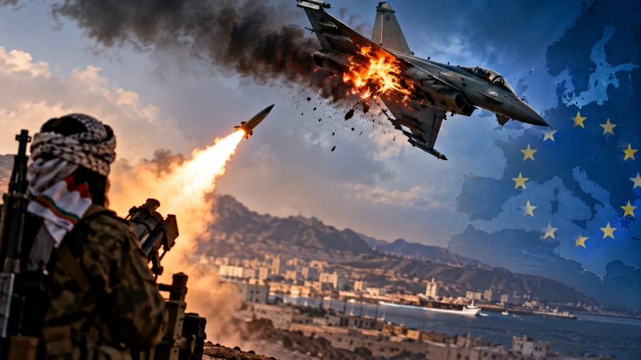 Ιστορική ανατροπή στον αέρα - Οι Houthis έπληξαν Eurofighter Typhoon - Συναγερμός και στην Ευρώπη