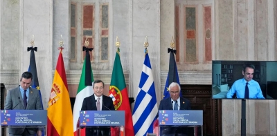 Τετραμερής στη Ρώμη - Κοινό μέτωπο Μητσοτάκη - Draghi - Costa - Sanchez για τις τιμές της ενέργειας