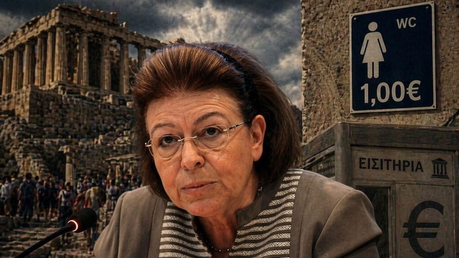 Απίστευτο: H Μενδώνη θα χρεώνει με ένα ευρώ όσους πάνε στην τουαλέτα σε αρχαιολογικούς χώρους!