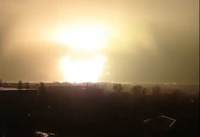 Οβίδα  έπληξε αποθήκες με νιτρικό αμμώνιο στο Χάρκοβο