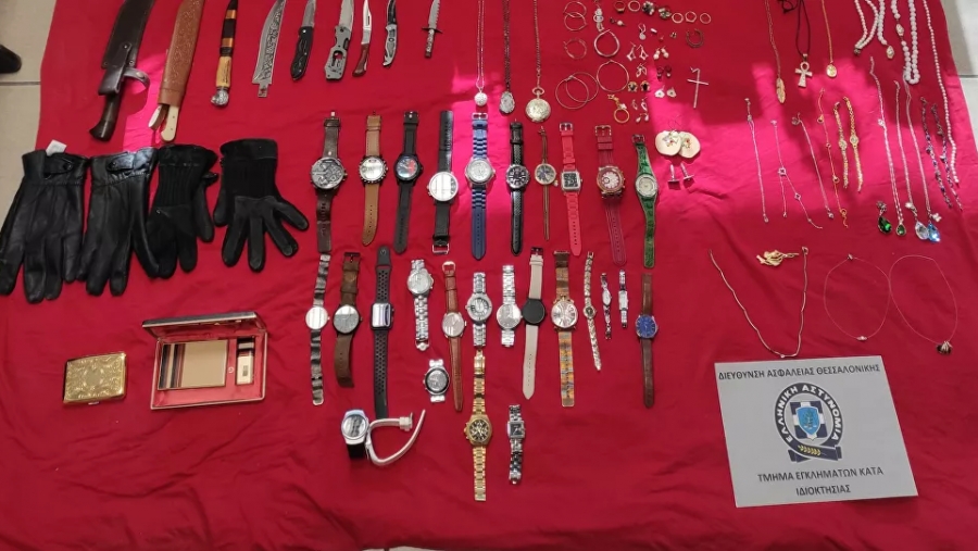 Θεσσαλονίκη: Σύλληψη των δραστών που διέρρηξαν κοσμηματοπωλείο με λεία ύψους 128.000 ευρώ