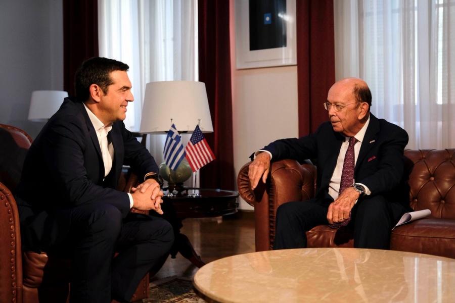 Τσίπρας: Στενοί οι δεσμοί μεταξύ ΗΠΑ και Ελλάδας - Ross: Θέλουμε να στηρίξουμε την ελληνική οικονομία - Σε θερμό κλίμα η συνάντηση