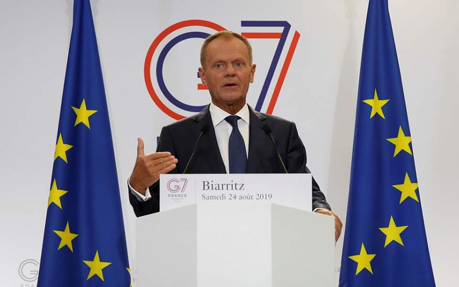 Tusk (ΕΕ): Προτιμώ να καλέσω την Ουκρανία στους G7 του 2020 παρά τη Ρωσία