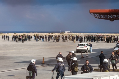 Η Αστυνομία διαψεύδει ότι χρησιμοποιήθηκαν πλαστικές σφαίρες στα επεισόδια με τους αγρότες στην Κρήτη
