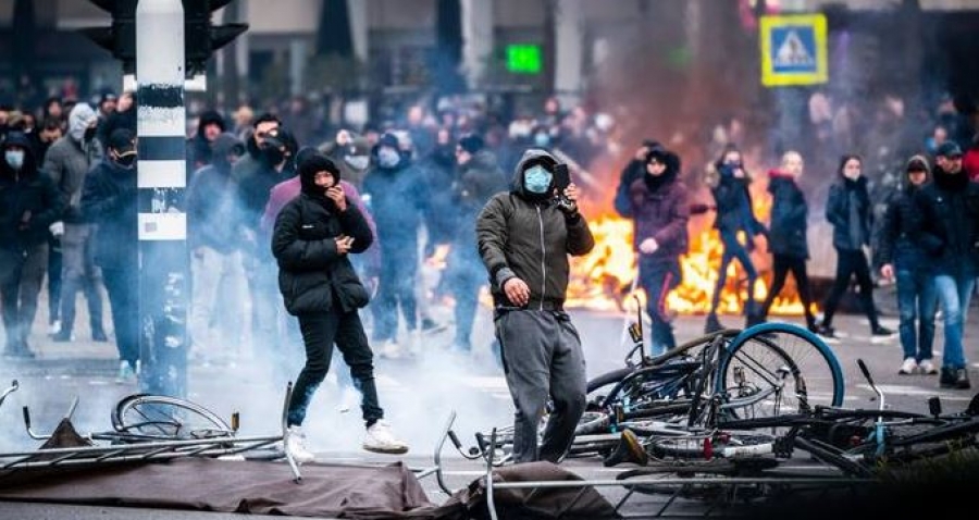 Διαδηλώσεις κατά του lockdown σε Ολλανδία, Βέλγιο και Αυστρία