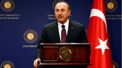 Στα Κατεχόμενα o Cavusoglu (1/2) - Συνάντηση με Tatar ενόψει Πενταμερούς σε Νέα Υόρκη