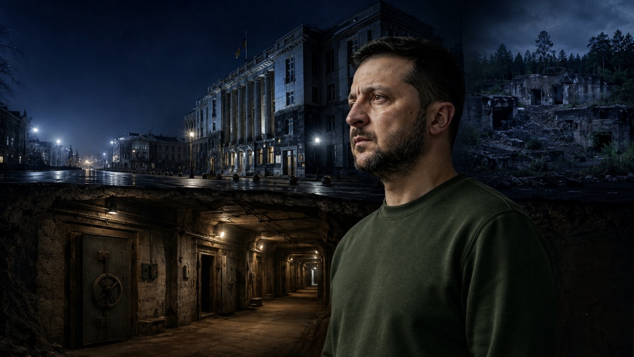 Που κρύβεται ο Zelensky; - Από την Bankova ως το καταφύγιο του Hilter «Werwolf» με πισίνα, σάουνα, αίθουσα τσαγιού... κομμωτήριο
