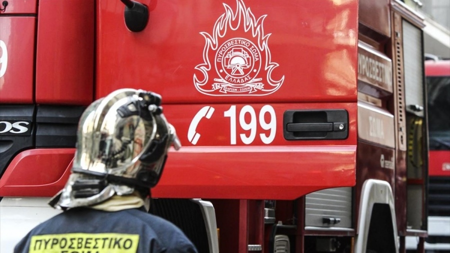 Φωτιά στο Γραμματικό - Επιχειρούν αεροσκάφη και ελικόπτερα