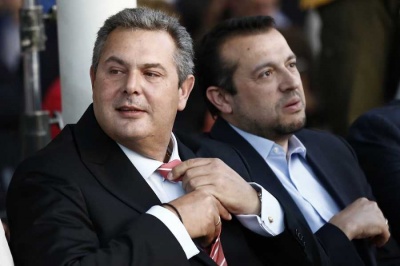 Στο υπ. Εθνικής Άμυνας ο Νίκος Παππάς - Συνάντηση με Πάνο Καμμένο