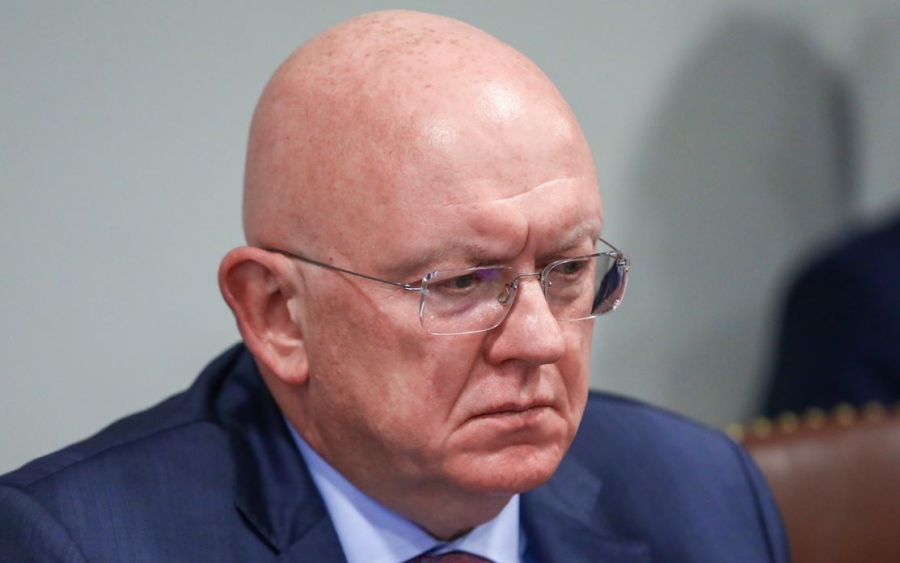 Nebenzya: Το Ισραήλ παραβιάζει τους όρους με τους οποίους έγινε δεκτό στον ΟΗΕ